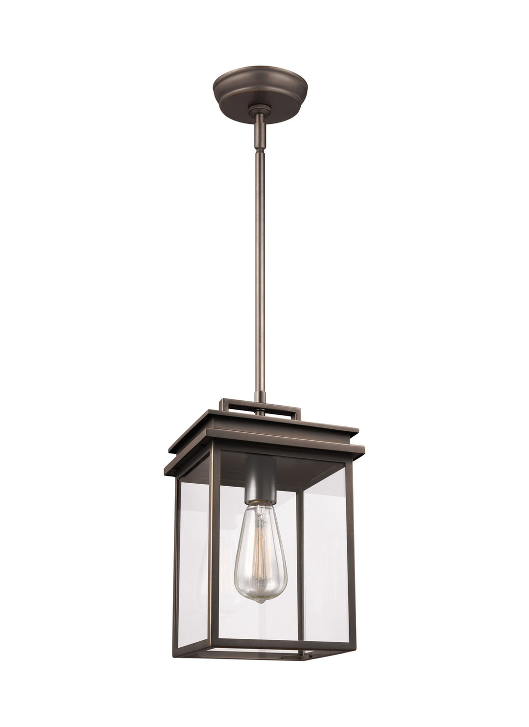 Glenview One Light Outdoor Pendant in Antique Bronze - available from The Lighting Shoppe, trusted by Canadian homeowners