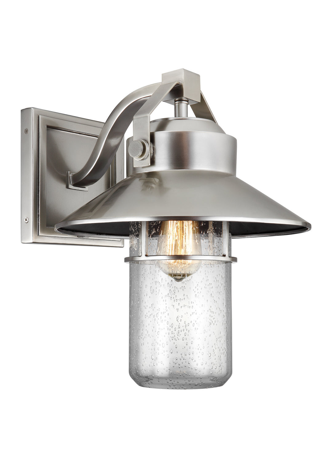 Boynton One Light Lantern in Painted Brushed Steel - available from The Lighting Shoppe, trusted by Canadian homeowners