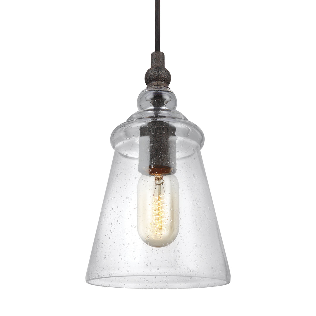 Generation Lighting Canada - P1449DWI - One Light Pendant - Loras - Dark Weathered Iron