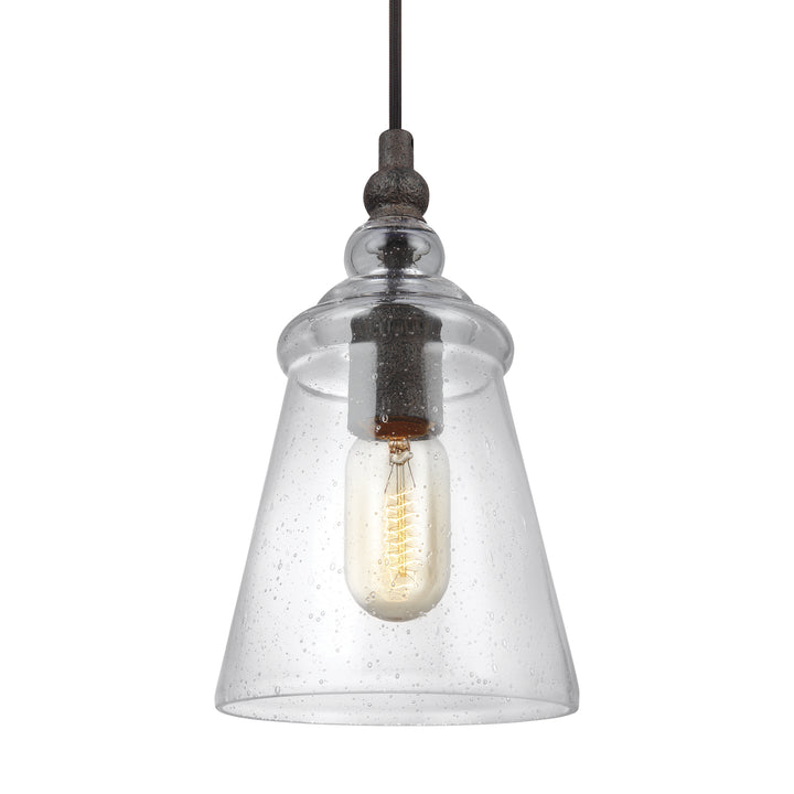Generation Lighting Canada - P1449DWI - One Light Pendant - Loras - Dark Weathered Iron