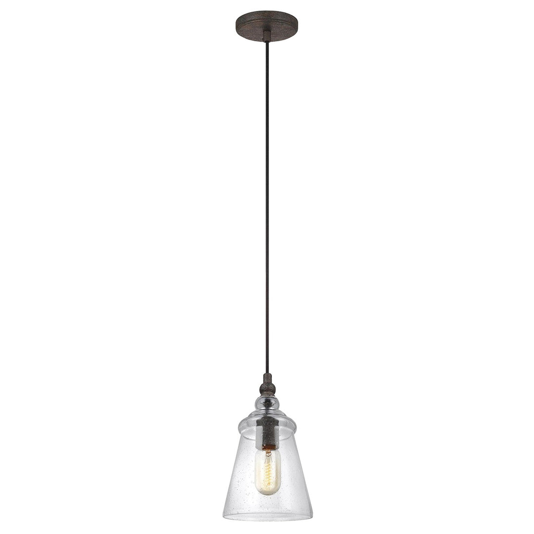 Generation Lighting Canada - P1449DWI - One Light Pendant - Loras - Dark Weathered Iron