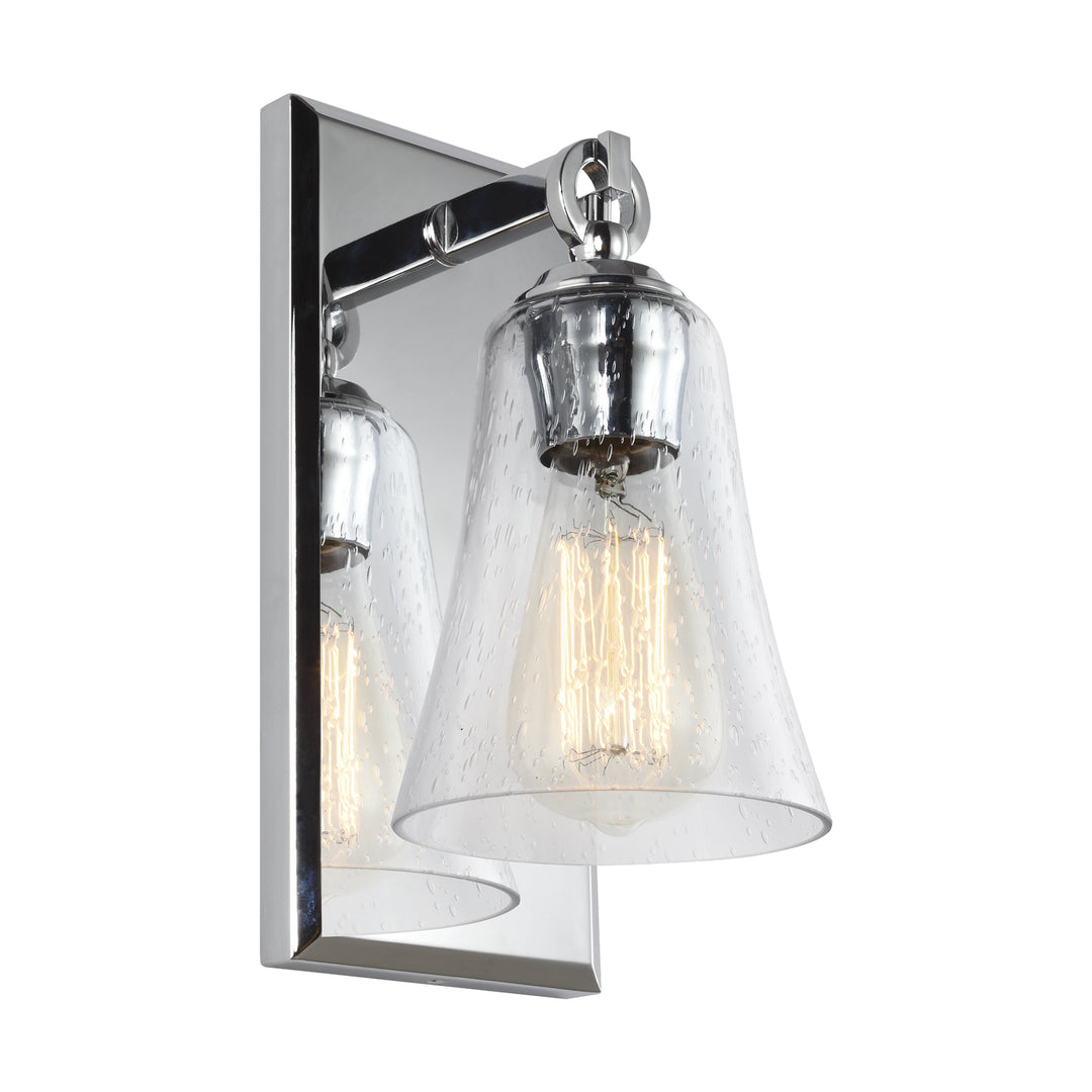 Monterro One Light Wall Sconce in Chrome - available from The Lighting Shoppe, trusted by Canadian homeowners