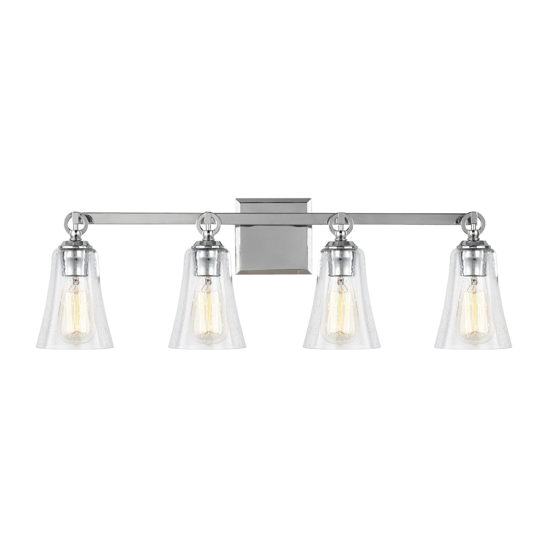 Monterro Four Light Vanity in Chrome - available from The Lighting Shoppe, trusted by Canadian homeowners