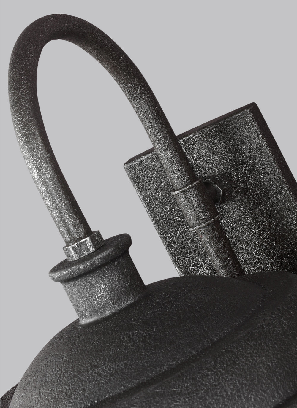 Generation Lighting Canada - WB1828SGM - One Light Outdoor Wall Lantern - Lennex - Slate Grey Metal