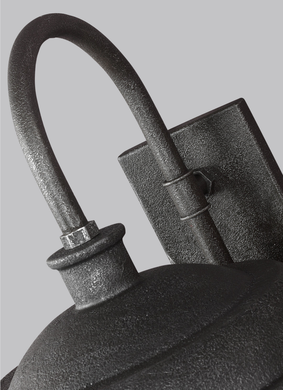 Generation Lighting Canada - WB1828SGM - One Light Outdoor Wall Lantern - Lennex - Slate Grey Metal
