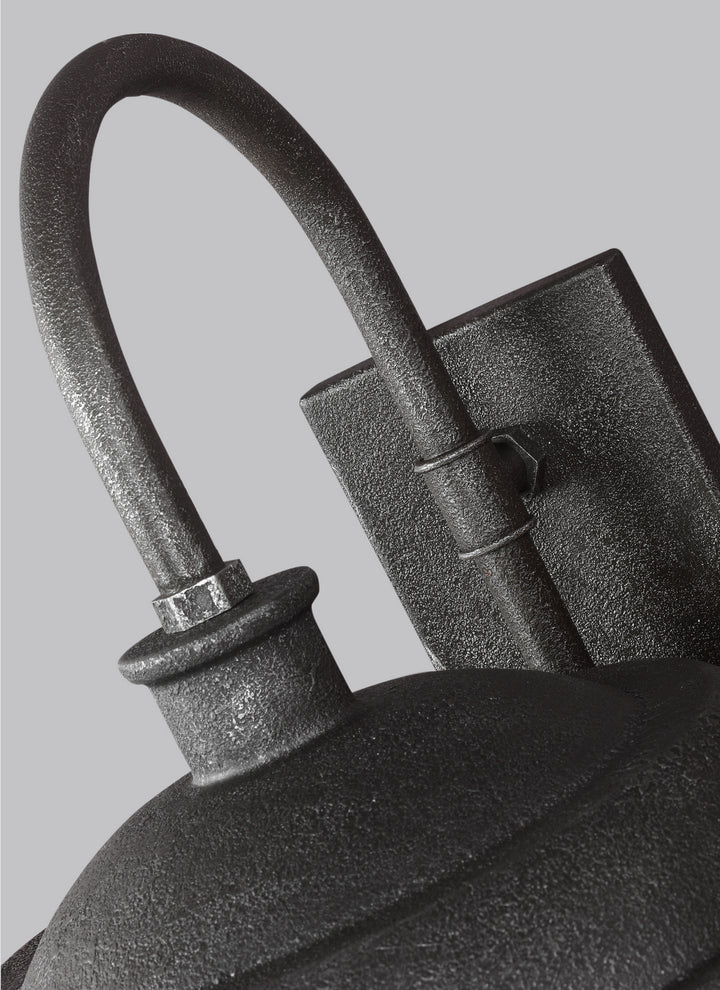Generation Lighting Canada - WB1828SGM - One Light Outdoor Wall Lantern - Lennex - Slate Grey Metal
