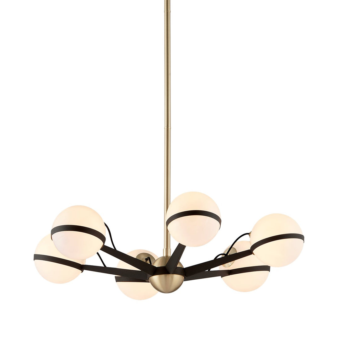 Troy Lighting Canada - F5303-TBZ/BBA - Six Light Chandelier - Ace - Textured Bronze