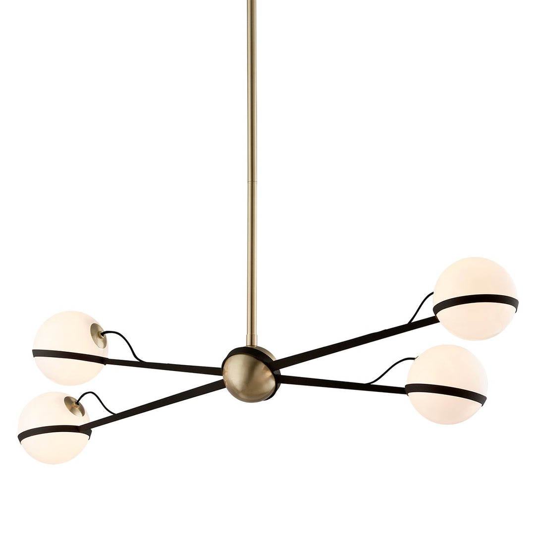 Troy Lighting Canada - F5307-TBZ/BBA - Four Light Island Pendant - Ace - Textured Bronze