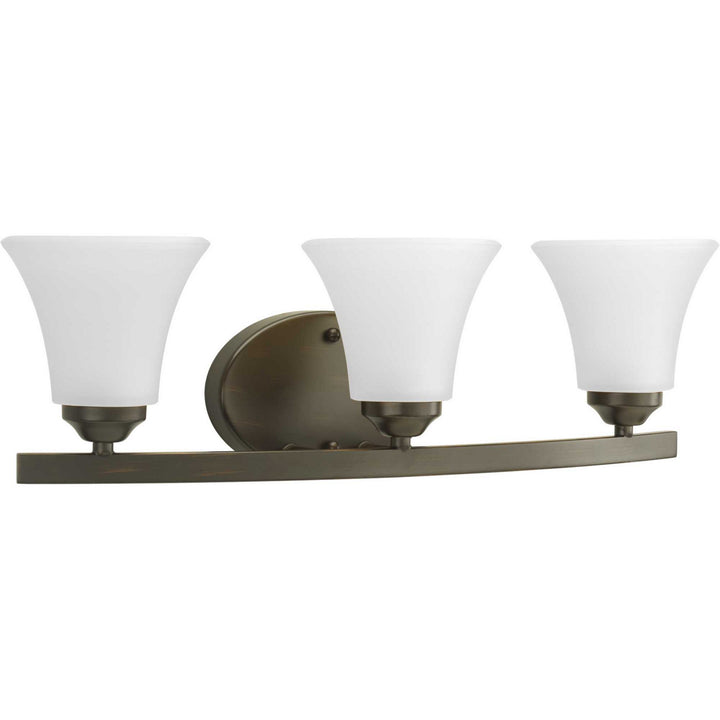 Adorn Three Light Bath Bracket in Antique Bronze - available from The Lighting Shoppe, trusted by Canadian homeowners