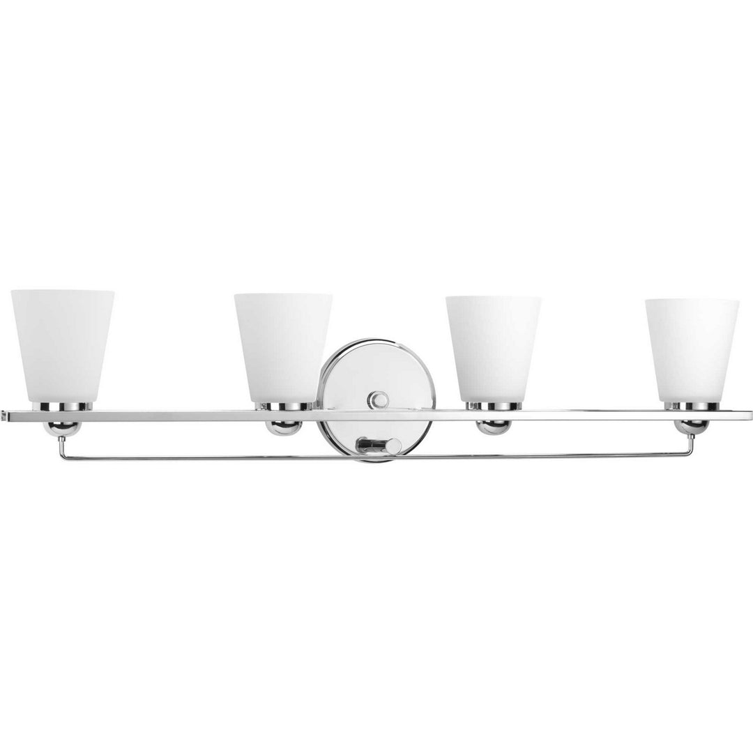 Flight Four Light Bath in Polished Chrome - available from The Lighting Shoppe, trusted by Canadian homeowners