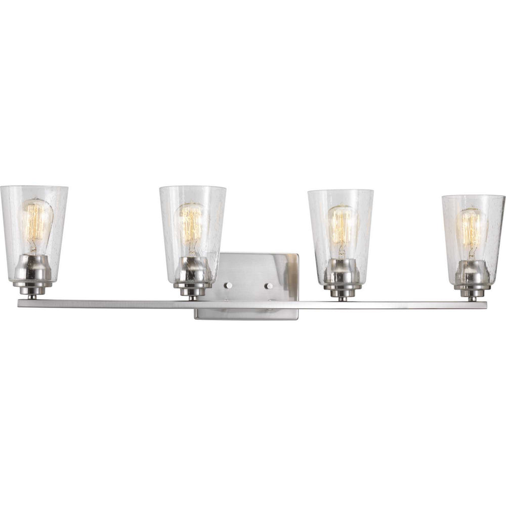 Progress Canada - P300011-009 - Four Light Bath - Debut - Brushed Nickel