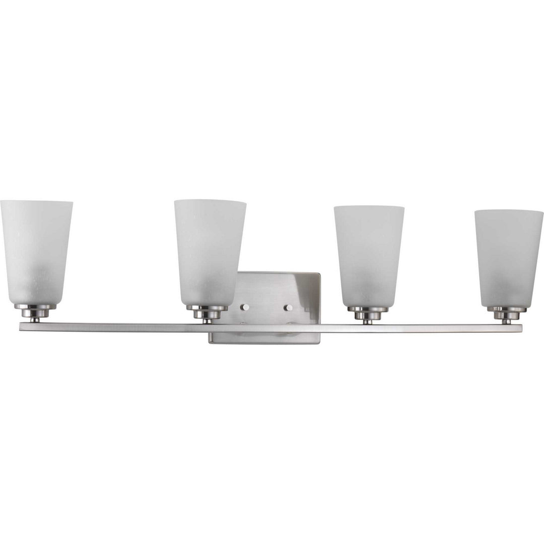 Progress Canada - P300011-009 - Four Light Bath - Debut - Brushed Nickel