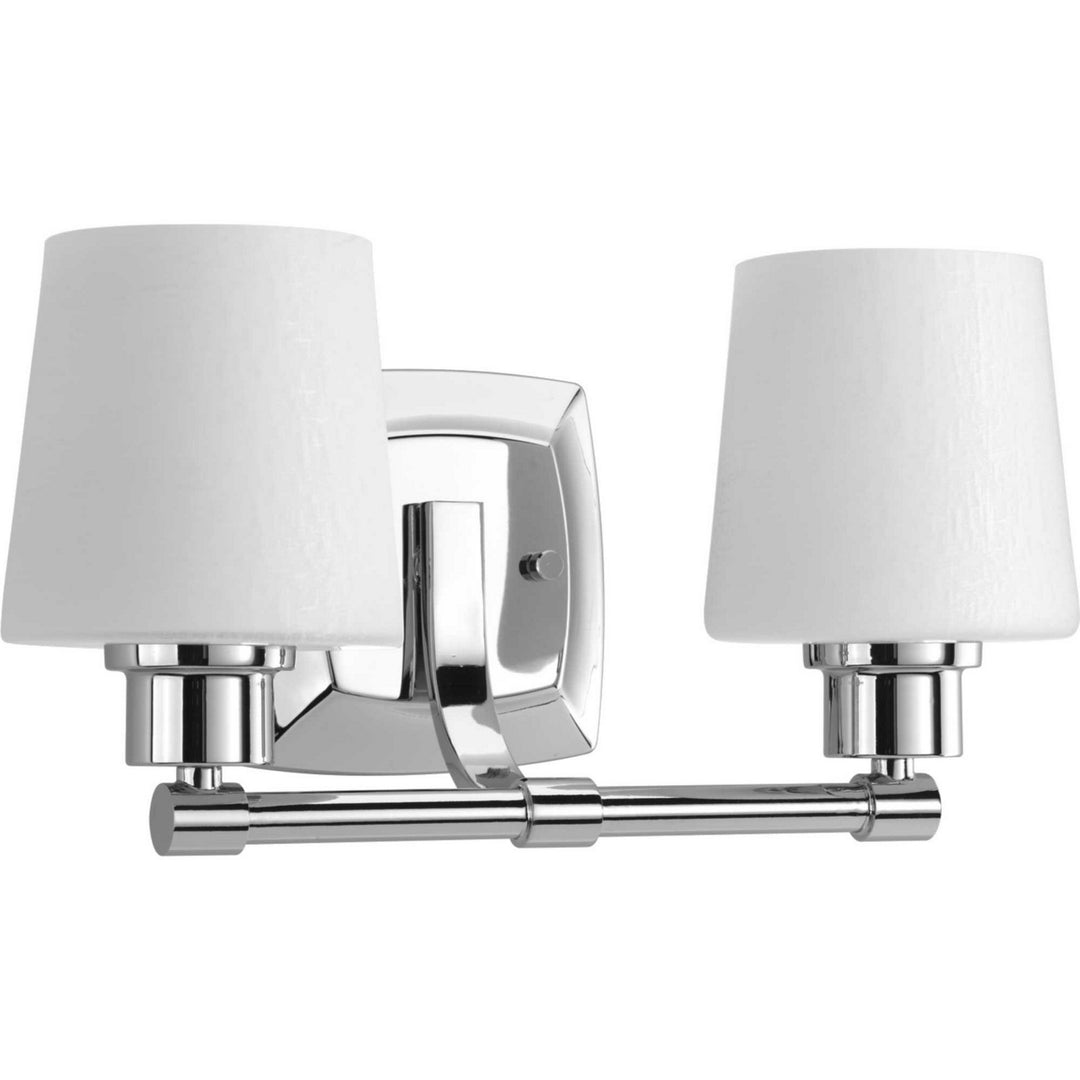 Glance Two Light Bath in Polished Chrome - available from The Lighting Shoppe, trusted by Canadian homeowners