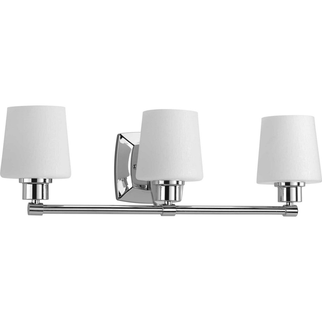 Glance Three Light Bath in Polished Chrome - available from The Lighting Shoppe, trusted by Canadian homeowners
