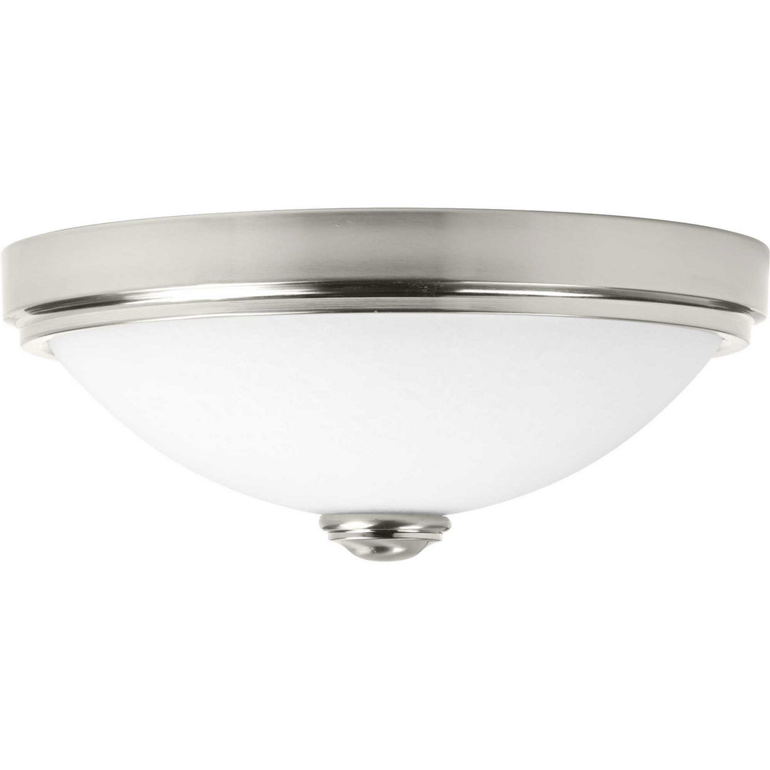 LED Linen LED Flush Mount in Brushed Nickel - available from The Lighting Shoppe, trusted by Canadian homeowners