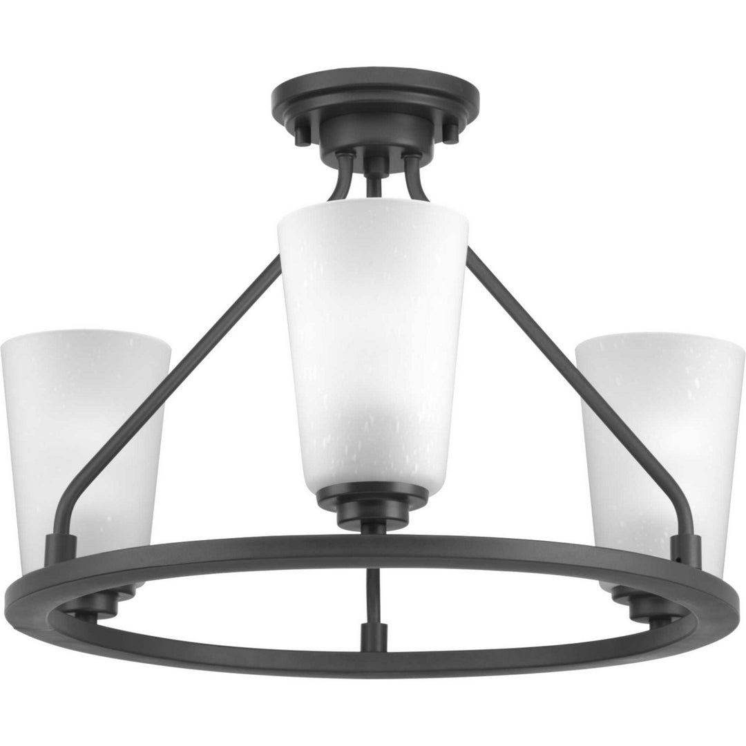 Progress Canada - P350036-143 - Three Light Semi-Flush Convertible - Debut - Graphite