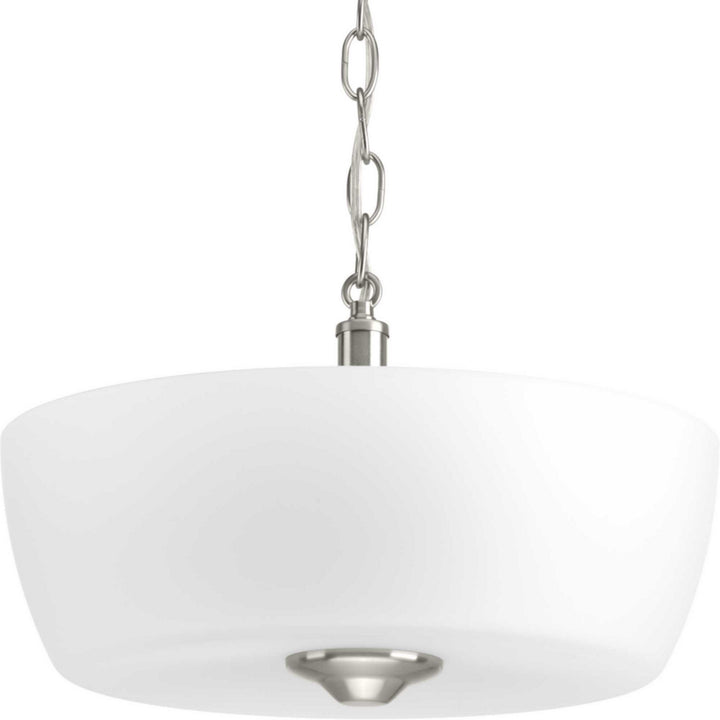 Progress Canada - P350060-009 - Two Light Semi-Flush Mount - Leap - Brushed Nickel
