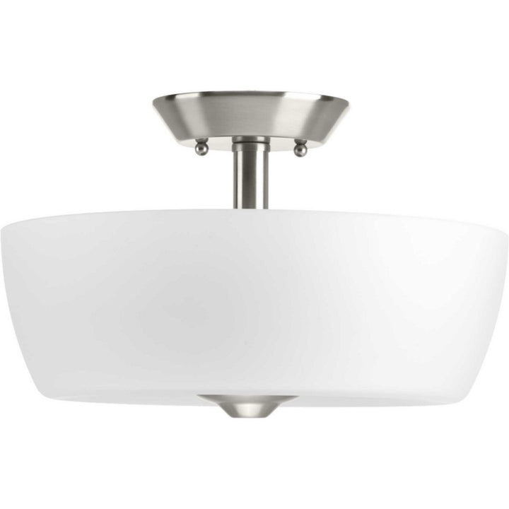 Progress Canada - P350060-009 - Two Light Semi-Flush Mount - Leap - Brushed Nickel