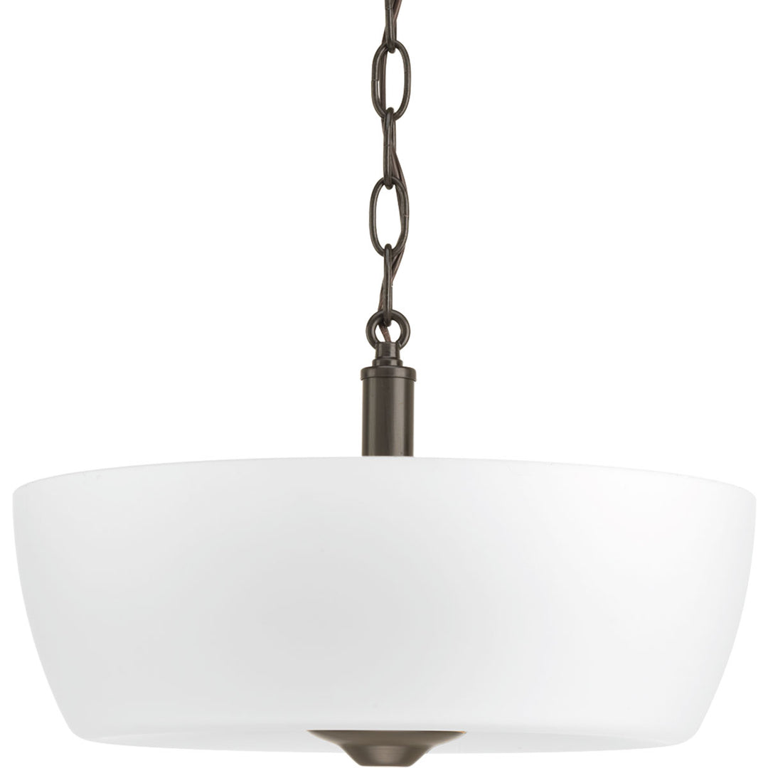 Progress Canada - P350060-020 - Two Light Semi-Flush Mount - Leap - Antique Bronze