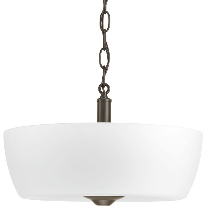 Progress Canada - P350060-020 - Two Light Semi-Flush Mount - Leap - Antique Bronze