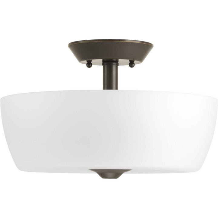 Progress Canada - P350060-020 - Two Light Semi-Flush Mount - Leap - Antique Bronze