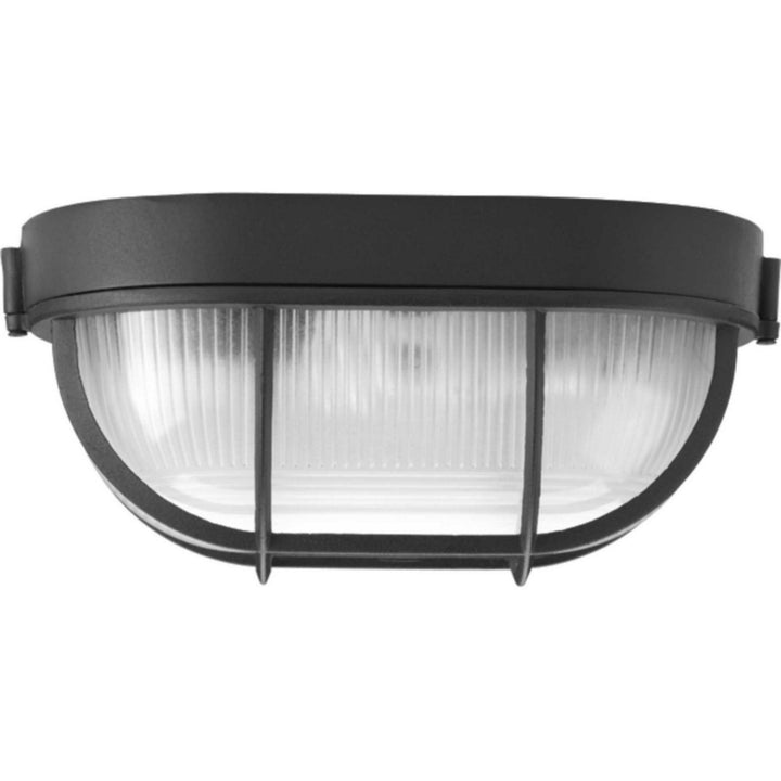 Bulkheads One Light Flush Mount in Black - available from The Lighting Shoppe, trusted by Canadian homeowners