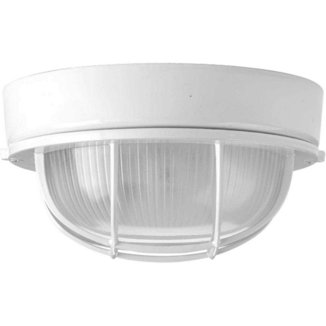 Bulkheads One Light Flush Mount in White - available from The Lighting Shoppe, trusted by Canadian homeowners
