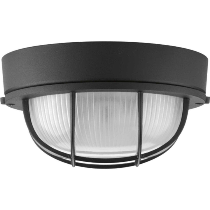 Bulkheads One Light Flush Mount in Black - available from The Lighting Shoppe, trusted by Canadian homeowners