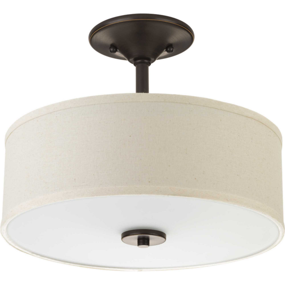 Progress Canada - P3712-20 - Two Light Semi-Flush Mount - Inspire - Antique Bronze