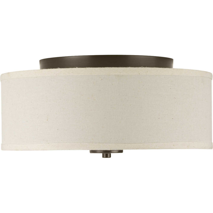 Inspire Two Light Flush Mount in Antique Bronze - available from The Lighting Shoppe, trusted by Canadian homeowners
