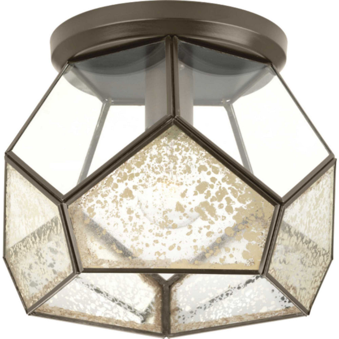 Cinq One Light Close-to-Ceiling in Antique Bronze - available from The Lighting Shoppe, trusted by Canadian homeowners