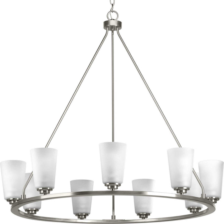 Progress Canada - P400016-009 - Nine Light Chandelier - Debut - Brushed Nickel