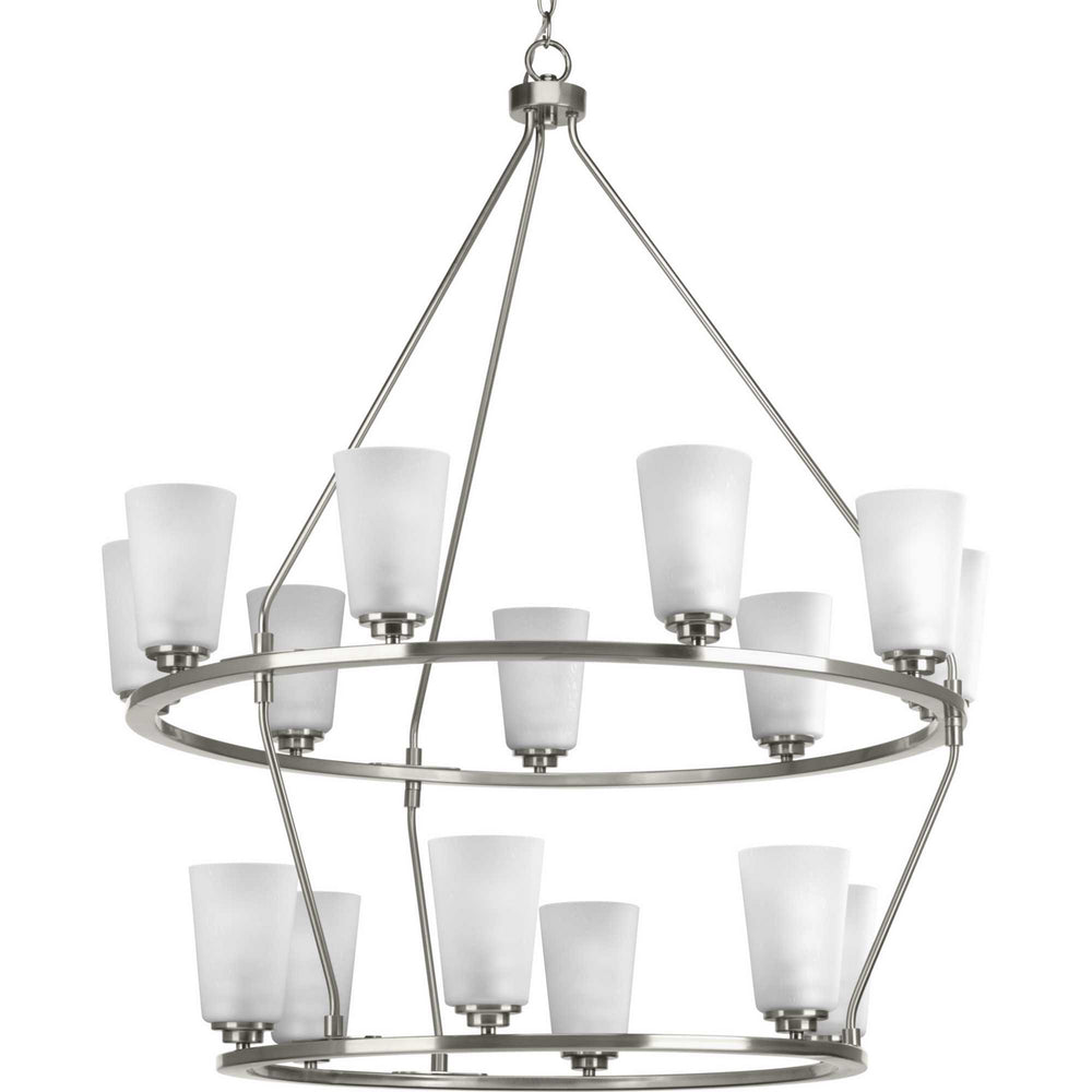 Progress Canada - P400017-009 - 15 Light Chandelier - Debut - Brushed Nickel