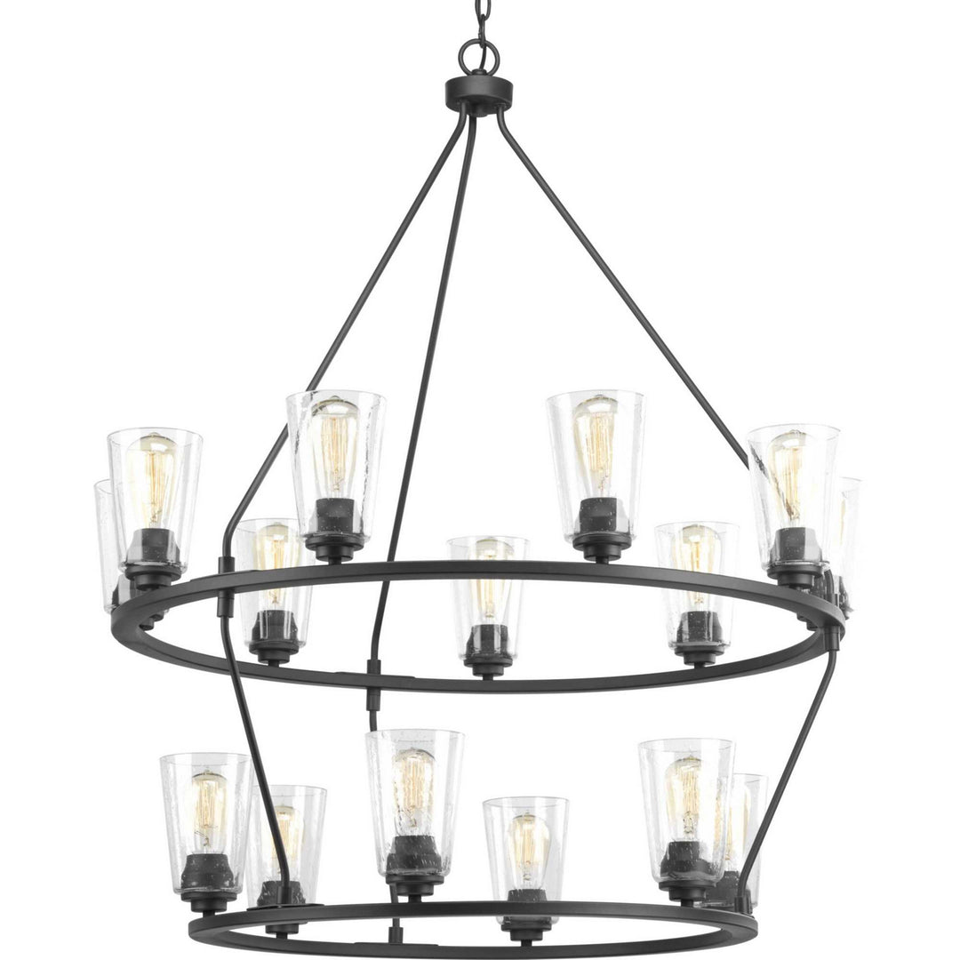 Progress Canada - P400017-143 - 15 Light Chandelier - Debut - Graphite