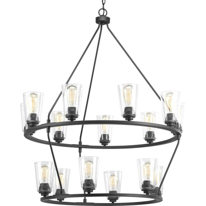 Progress Canada - P400017-143 - 15 Light Chandelier - Debut - Graphite