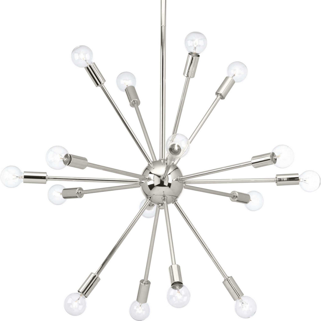 Progress Canada - P400041-104 - 16 Light Chandelier - Ion - Polished Nickel