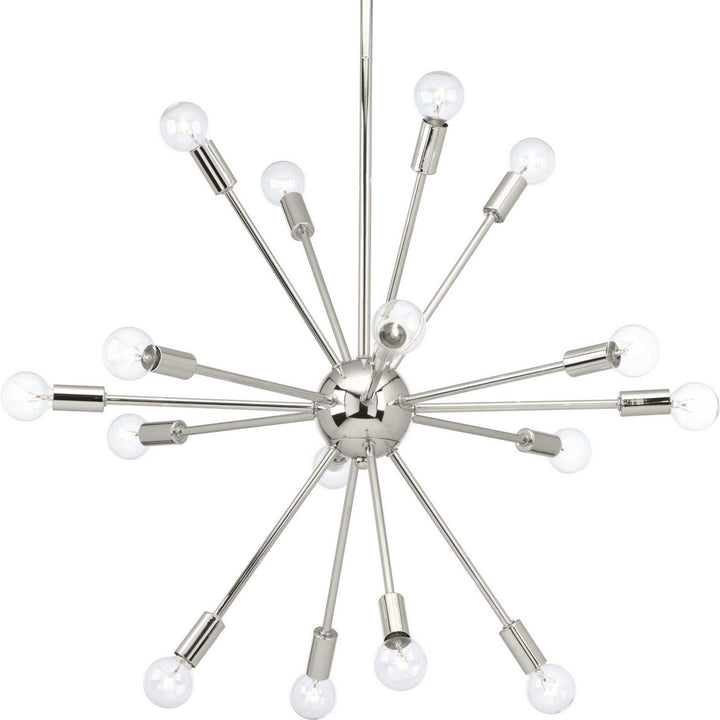 Progress Canada - P400041-104 - 16 Light Chandelier - Ion - Polished Nickel