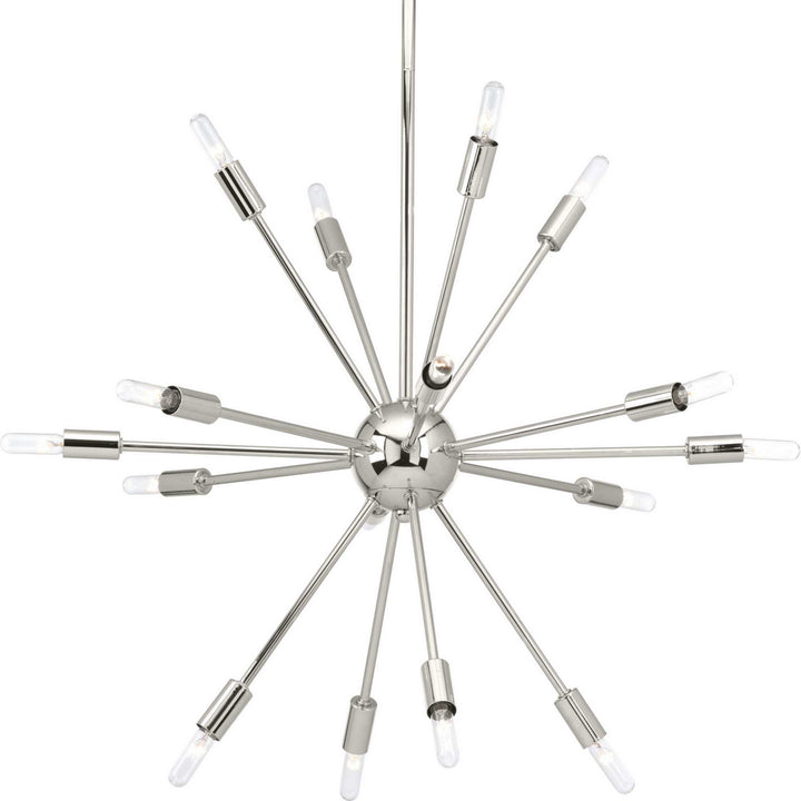 Progress Canada - P400041-104 - 16 Light Chandelier - Ion - Polished Nickel