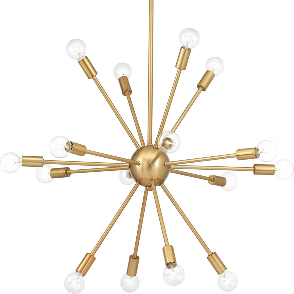 Progress Canada - P400041-109 - 16 Light Chandelier - Ion - Brushed Bronze