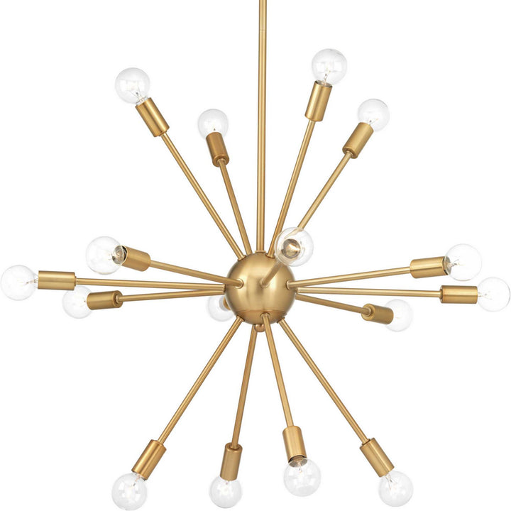 Progress Canada - P400041-109 - 16 Light Chandelier - Ion - Brushed Bronze