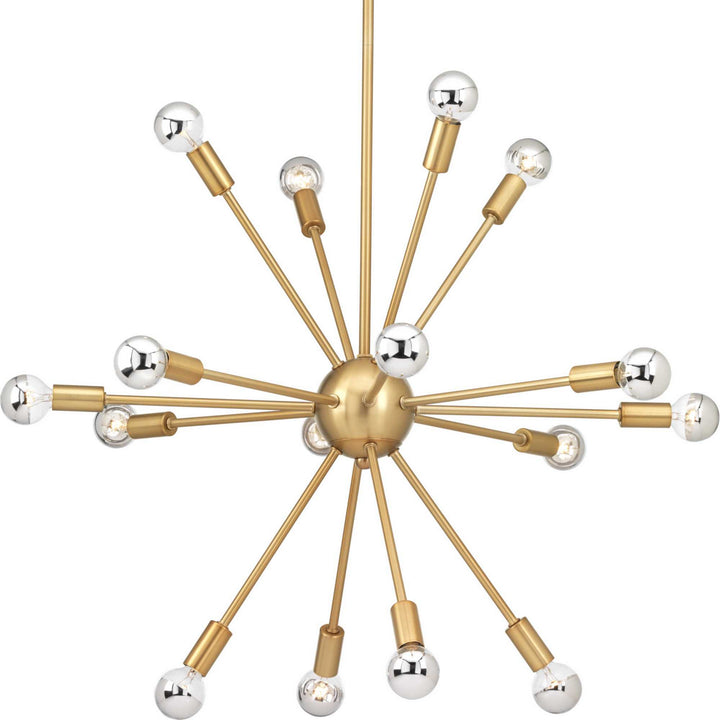 Progress Canada - P400041-109 - 16 Light Chandelier - Ion - Brushed Bronze