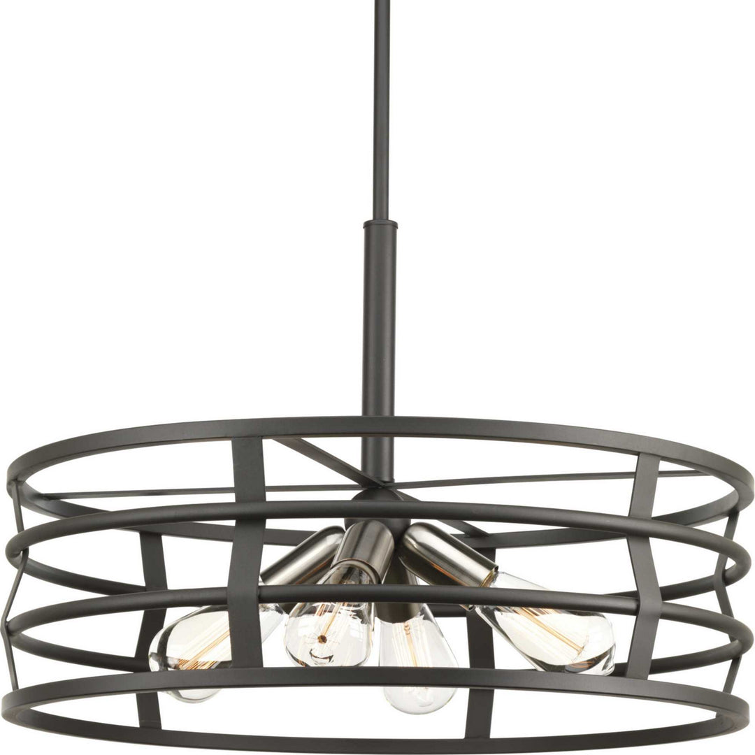Progress Canada - P500012-143 - Four Light Pendant - Remix - Graphite