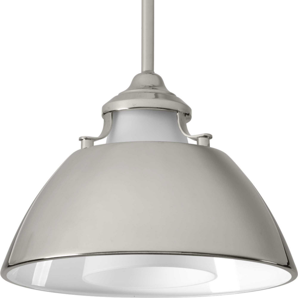 Progress Canada - P500013-104 - One Light Pendant - Carbon - Polished Nickel