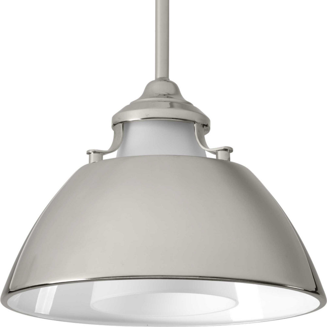 Progress Canada - P500013-104 - One Light Pendant - Carbon - Polished Nickel
