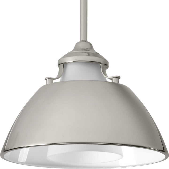 Progress Canada - P500013-104 - One Light Pendant - Carbon - Polished Nickel