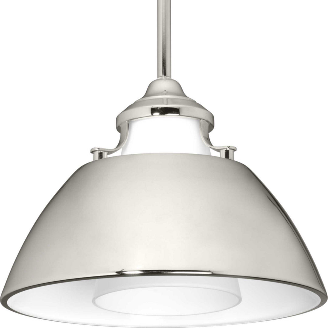 Progress Canada - P500013-104 - One Light Pendant - Carbon - Polished Nickel