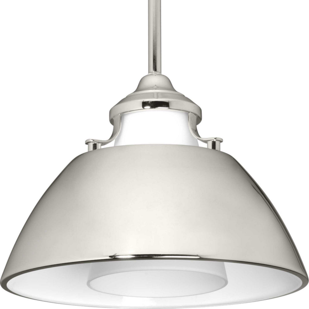 Progress Canada - P500013-104 - One Light Pendant - Carbon - Polished Nickel
