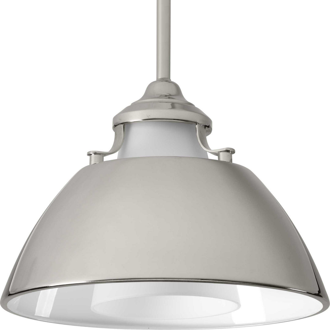 Progress Canada - P500013-104 - One Light Pendant - Carbon - Polished Nickel