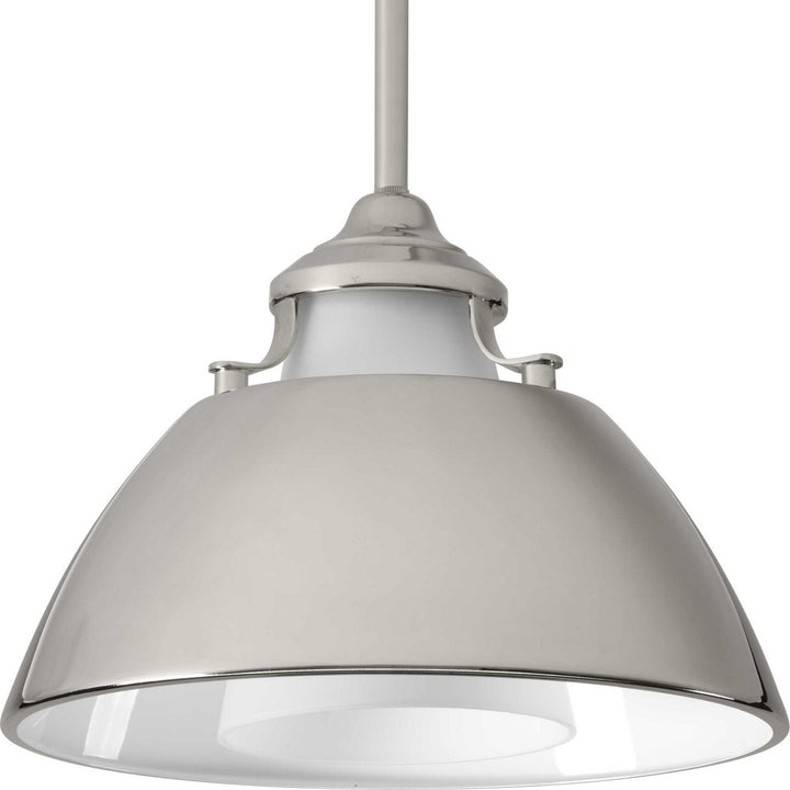 Progress Canada - P500013-104 - One Light Pendant - Carbon - Polished Nickel