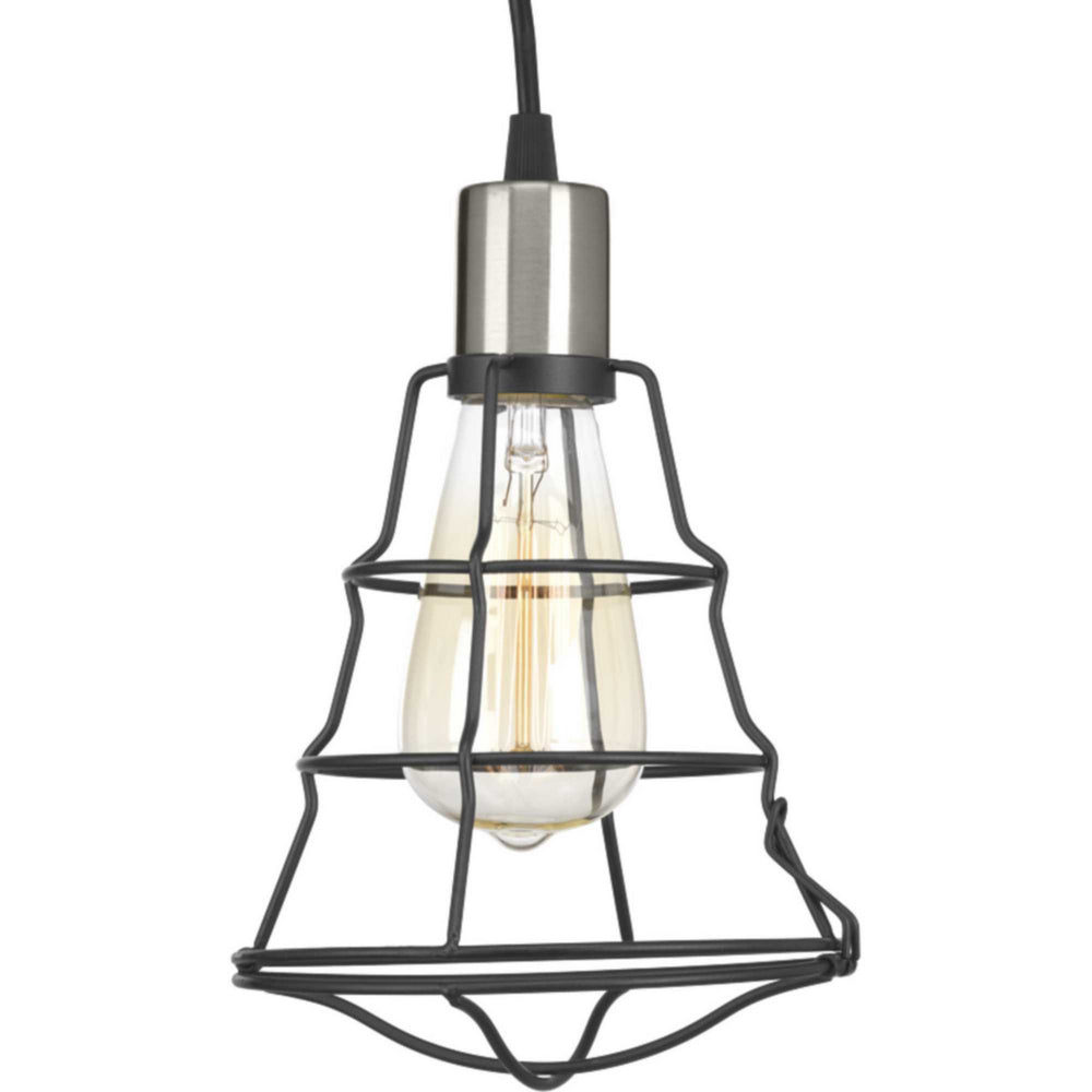Progress Canada - P500021-143 - One Light Mini Pendant - Gauge - Graphite